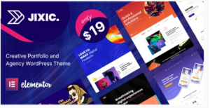 Jixic - Creative Portfolio & Agency WordPress Theme 1.7