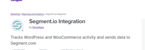 WooCommerce – Segment Connector Integration 2.1.0