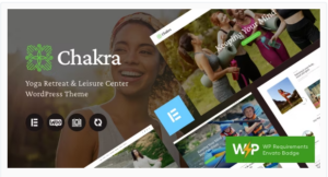 Chakra - Yoga Retreat & Leisure Center WordPress Theme