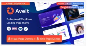 Aveit - Landing Page WordPress Theme