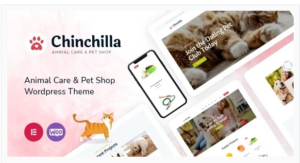 Chinchilla - Animal Care & Pet Shop WordPress Theme