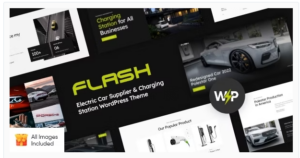 The Flash - Electric Car Supplier & Charging Station WordPress Theme