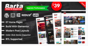 Barta - News & Magazine WordPress Theme