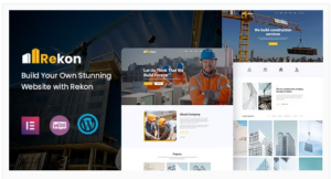 Rekon - Construction WordPress Theme