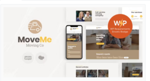 MoveMe | Moving & Storage Relocation Company WordPress Theme