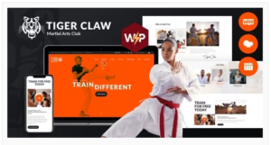 Tiger Claw | Martial Arts School and Fitness Center WordPress Theme