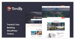 Tevily - Travel & Tour Booking WordPress Theme