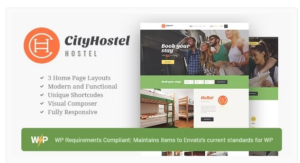 City Hostel | A Travel & Hotel Booking WordPress Theme