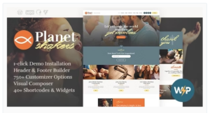 Planet Shakers | Church & Religion WordPress Theme