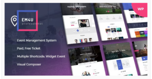 Event Management WordPress Theme for Booking Tickets - EM4U