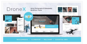DroneX | Aerial Photography & Videography WordPress Theme