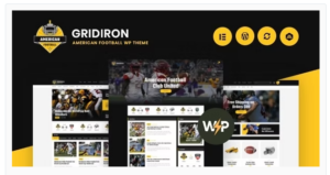Gridiron | American Football & NFL Superbowl Team WordPress Theme