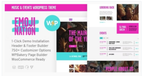 EmojiNation | Night Club & Concert Event WordPress Theme