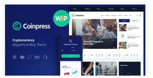 Coinpress | ICO Cryptocurrency Magazine & Blog WordPress Theme
