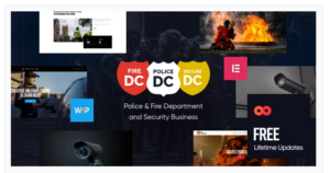 Police & Fire Department and Security Business WordPress Theme