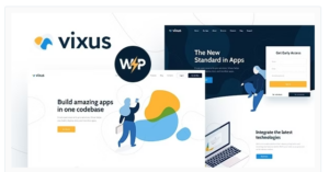 Vixus | Startup & Mobile App WordPress Landing Page Theme