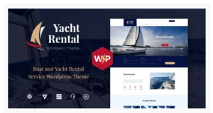 Yacht and Boat Rental Service WordPress Theme