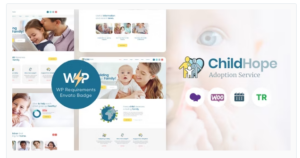 ChildHope | Child Adoption Service & Charity Nonprofit WordPress Theme