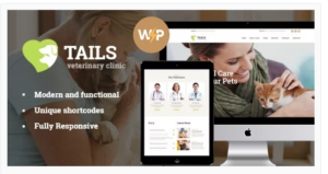 Tails | Veterinary Clinic, Pet Care & Animal WordPress Theme + Shop