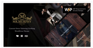 Mr. Murphy - Custom Dress Tailoring Clothing WordPress Theme