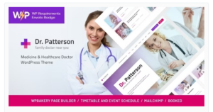 Dr.Patterson | Medicine & Healthcare Doctor WordPress Theme