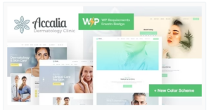 Accalia | Dermatology Clinic & Cosmetology Center Medical WordPress Theme + Elementor