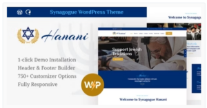 Hanani | Jewish Community & Synagogue WordPress Theme + RTL