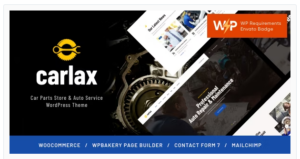Carlax | Car Parts Store & Auto Service WordPress Theme