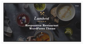 Lambert - Restaurant / Cafe / Pub WordPress Theme
