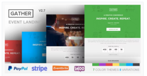 Gather - Event & Conference WP Landing Page Theme