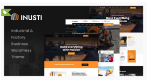 Inusti – Factory & Industrial WordPress Theme