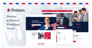 Potisen - Election & Political WordPress Theme