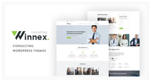 Winnex - Business Consulting WordPress Themes
