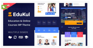 Edukul | Online Courses WordPress Theme