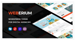 Weberium | Responsive WordPress Theme Tailored for Digital Agencies 1.30