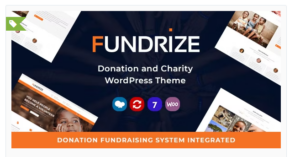 Fundrize | Responsive Donation & Charity WordPress Theme 1.36