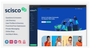 Scisco - Questions and Answers WordPress Theme
