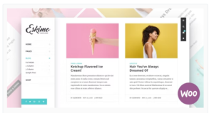 Eskimo - Minimal Personal WordPress Blog & Shop Theme