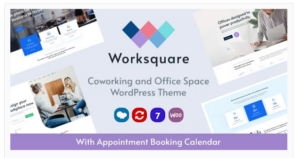 Worksquare - Coworking and Office Space WordPress Theme