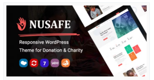 Nusafe | Responsive WordPress Theme for Donation & Charity
