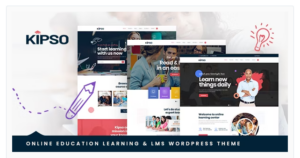 Kipso - Education LMS WordPress Theme