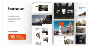 Baroque - Architecture & Interior WordPress Theme