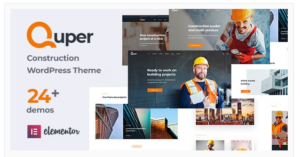 Quper | Construction and Architecture WordPress Theme