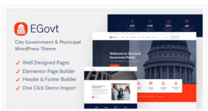 EGovt - City Government WordPress Theme 1.5.4