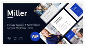 Miller | Personal Assistant & Administrative Services WordPress Theme
