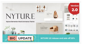 Nyture - Elementor WooCommerce Theme