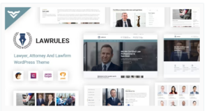 Lawrules | Lawyer WordPress Theme