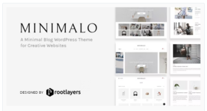 Minimalo - A Minimal Blog WordPress Theme for Creative Websites