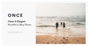 Once - Clean & Elegant WordPress Blog Theme