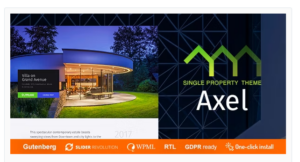 Axel - Single Property Real Estate Theme